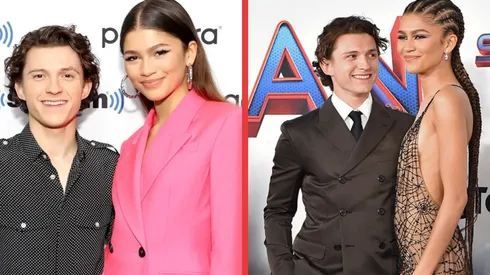 Tom Holland y Zendaya en las alfombras rojas de sus producciones.