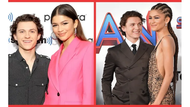 Tom Holland y Zendaya en las alfombras rojas de sus producciones.