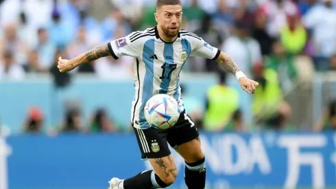 El Papu Gómez fue titular en el primer encuentro en el Mundial de Qatar.