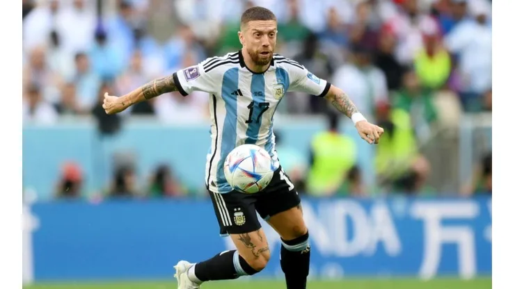 El Papu Gómez fue titular en el primer encuentro en el Mundial de Qatar.
