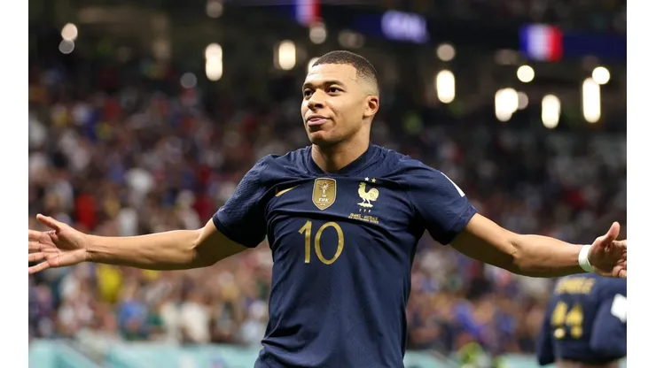 Kylian ya abrió su cuenta goleadora en el Mundial de Qatar, sumando 5 goles hasta ahora en Copas del Mundo.