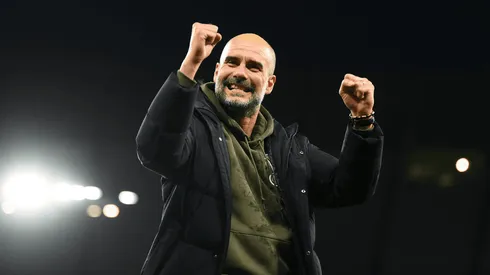 Josep Guardiola firmó otro contrato en el Manchester City, donde ya lleva siete años.