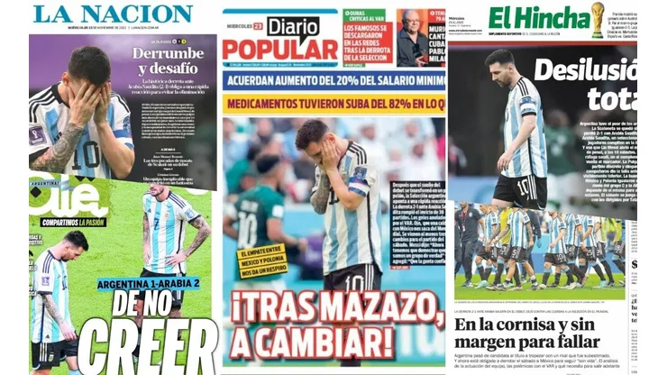 Lionel Messi mastica la derrota de su selección ante Arabia Saudita