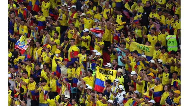 Los fanáticos de Ecuador no se portaron muy bien en el histórico debut de la Tricolor en Qatar 2022.
