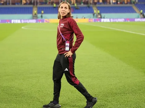 Stephanie Frappart es la primera árbitra en un Mundial masculino