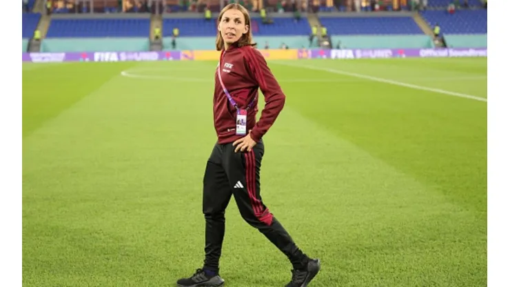 Stephanie Frappart es la primera árbitra en un Mundial masculino