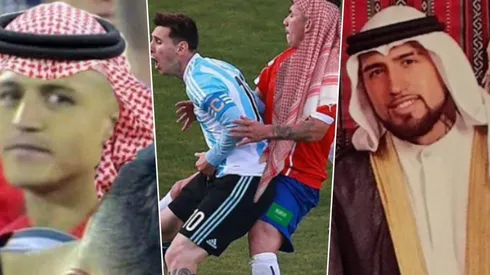 Hinchas chilenos reaccionan a la derrota de Argentina contra Arabia en Qatar 2022.