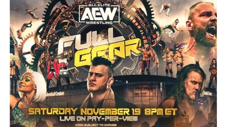 AEW celebra su tercera versión de Full Gear desde el Prudential Center de Nueva Jersey.