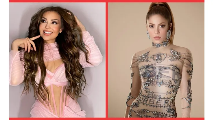 Thalía y Shakira.