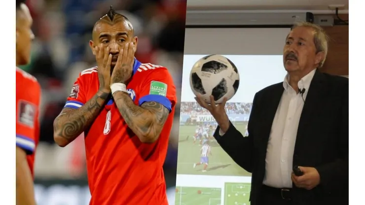 Pollo Véliz no le deja pasar una al histórico mediocampista chileno.