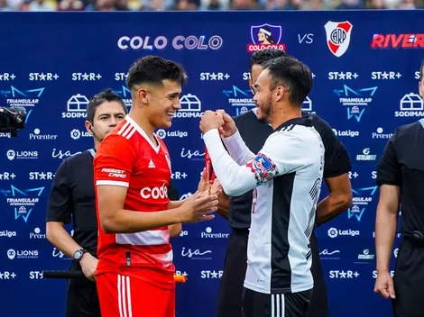 Solari recibe medalla y pide perdón por gol a Colo Colo