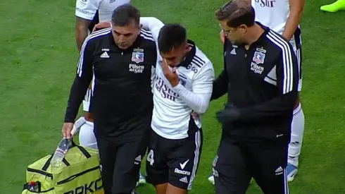 Vicente Pizarro sale lesionado