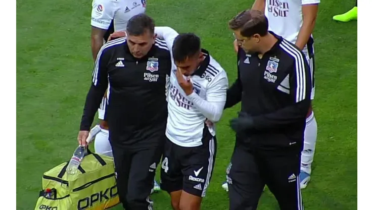 Vicente Pizarro sale lesionado