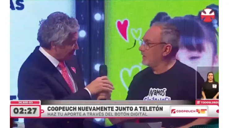 Luis Jara fue uno de los animadores de la jornada solidaria.