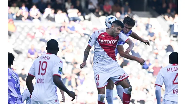 Guillermo Maripán fue titular en el Mónaco