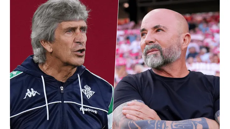 Pellegrini y Sampaoli se encuentran por primera vez.