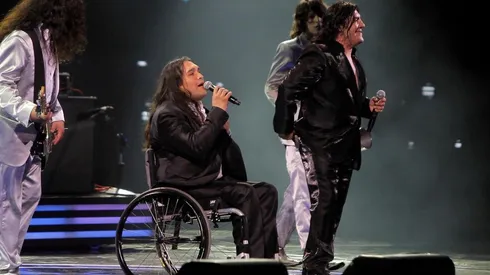 Garras de Amor sobre el escenario.