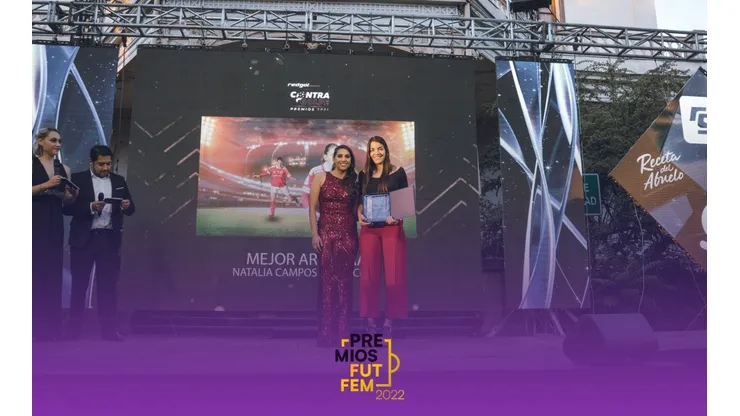 Natalia Campos, portera de la U. de Chile fue la ganadora el año pasado