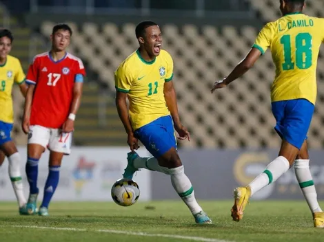 Brasil golea a la Roja Sub 17 en amistoso con miras al Sudamericano 2023