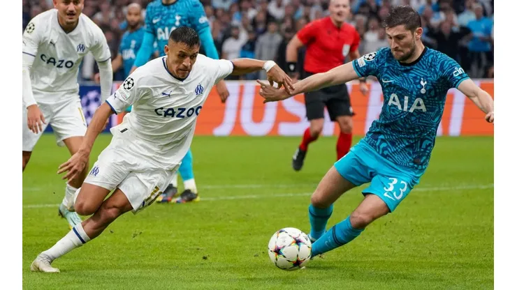 Alexis Sánchez fue uno de los mejores en el Marsella
