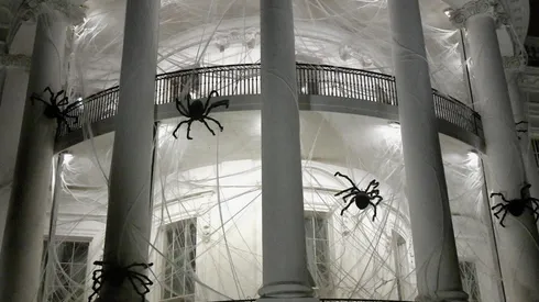 ¿Cómo hacer telarañas falsas para decorar las casas en Halloween?