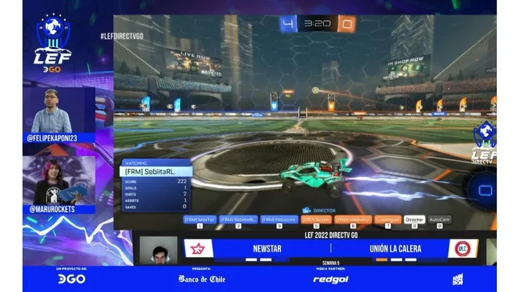 Poco a poco se van consolidando los favoritos para los cuartos de final del torneo eSport de la ANFP en Rocket League.