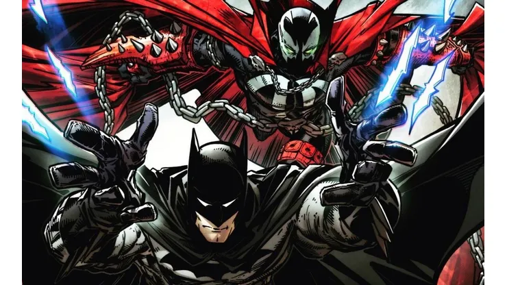 Batman y Spawn en una de las portadas alternativas del próximo lanzamiento.