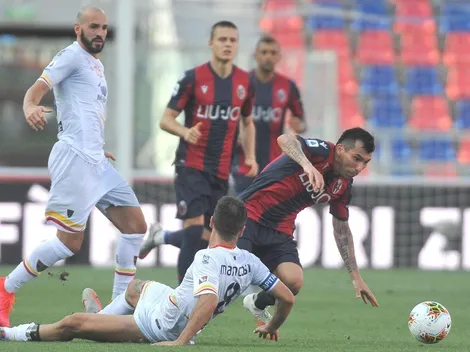 Con Medel protagonista, Bologna triunfa y sale de la zona de peligro