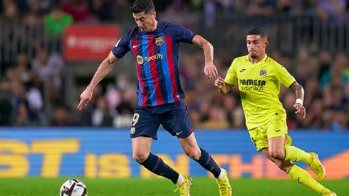 Lewandowski fue la figura del Barcelona