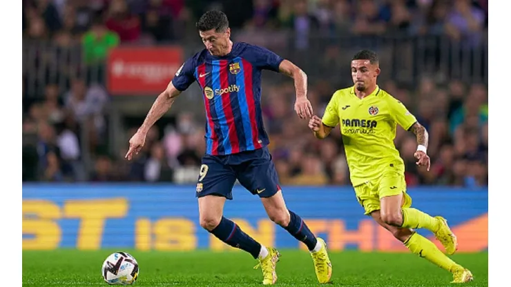 Lewandowski fue la figura del Barcelona