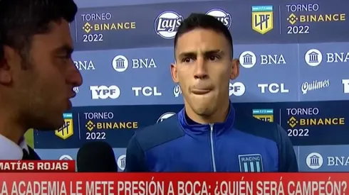 Matías Rojas sorprendió con sus declaraciones