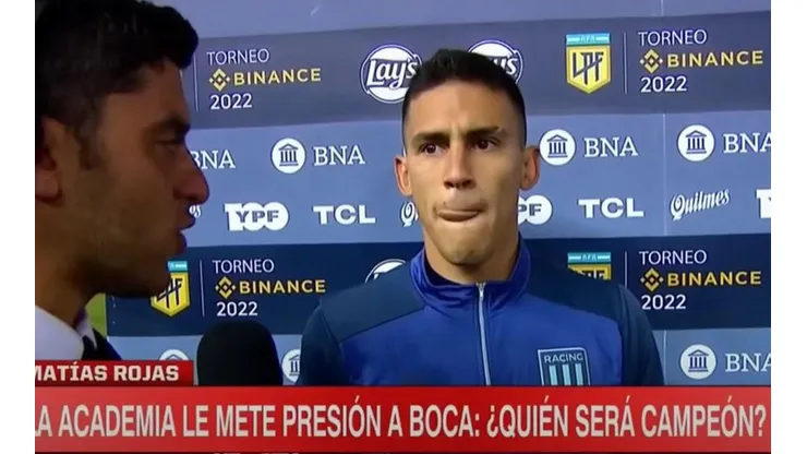 Matías Rojas sorprendió con sus declaraciones