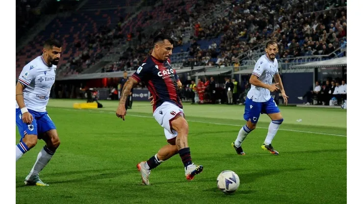 Gary Medel disputó todo el partido pasado en el empate de su equipo ante Sampdoria.