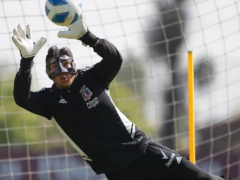 Colo Colo luce al "Zorro" Cortés en su regreso a las prácticas