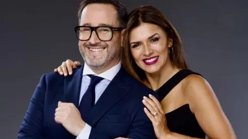 Eduardo Fuentes e Ivette Vergara, los animadores del Festival de Olmué 2023.