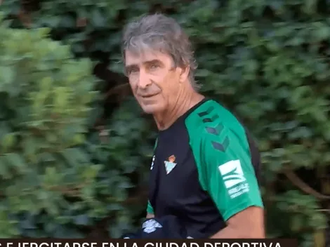 Pellegrini "se escapa" del hotel del Betis para entrenar