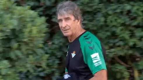 Manuel Pellegrini se arrancó de la concentración para entrenar antes del partido