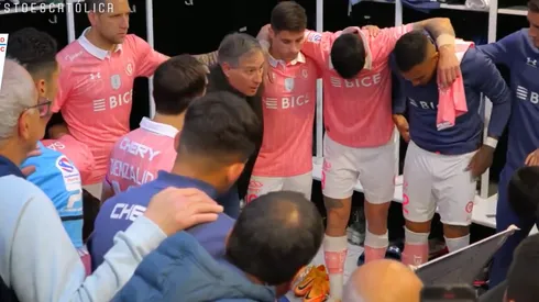 Holan realizó una potente arenga en la previa ante los albos