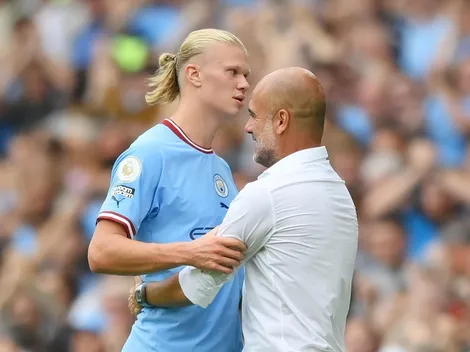Guardiola: "A esta edad nadie puede compararse con Haaland"