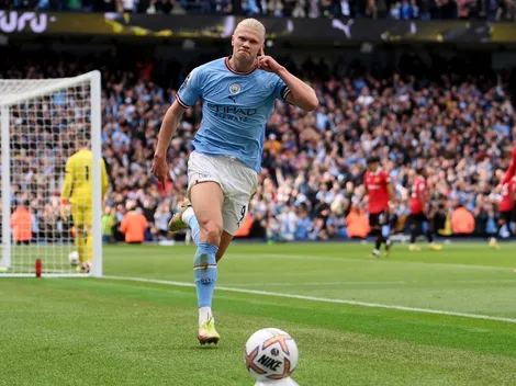 ¡Qué goleador! Haaland destruye un récord con el hat-trick al United
