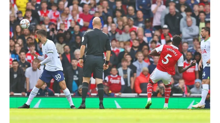 Tremenda definición de Thomas Partey en el Derby de Londres