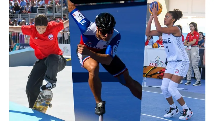 Valentina Petric quedó cuarta en la competencia Street Femenino de skate, Emanuelle Silva ganó medalla de oro en los 200 metros meta contra meta en patinaje de velocidad y el equipo de básquetbol femenino inició con victoria ante Ecuador.