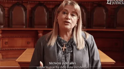 La vocera Ángela Vivanco anunció la presentación de una denuncia por los ciberataques.