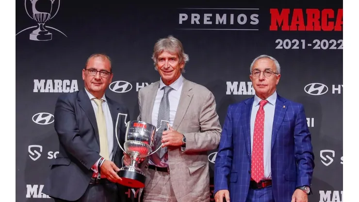 Manuel Pellegrini fue nombrado el mejor técnico de la temporada 21-22.