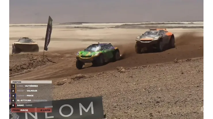 La penúltima carrera de la temporada de Extreme E se definió en Chile, por primera vez, y terminó con tremendo suspenso.