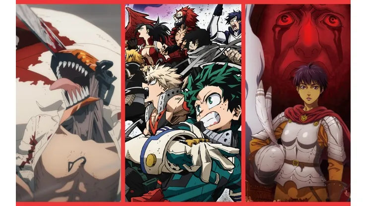 Chainsaw Man, My Hero Academy y Berserk están entre las novedades que tendrá Crunchyroll en octubre.