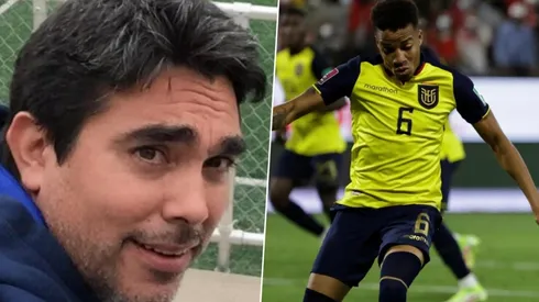 Diego Arce, el periodista ecuatoriano que destapó las dudas sobre la documentación de Byron Castillo.