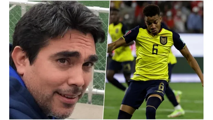 Diego Arce, el periodista ecuatoriano que destapó las dudas sobre la documentación de Byron Castillo.