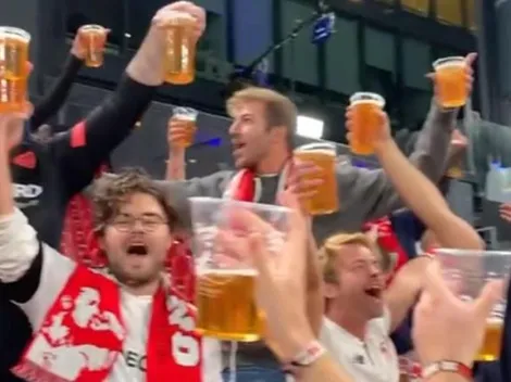 Hermoso: Copenhague ofreció cervezas gratis a hinchas del Sevilla