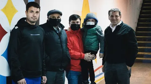 Don Luis Aguayo fue invitado al estadio por parte de Huachipato.